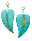 Turquoise Stone Leaves