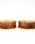Chiapas Amber Concave Plugs