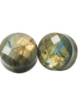 Faceted Labradorite Plugs