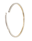 Smoky Topaz Pave Hoops
