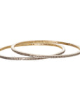 Smoky Topaz Pave Hoops