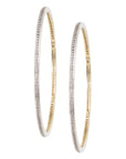 Amethyst Pave Hoops