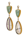 Turquoise & Fluorite Dangles