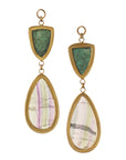 Turquoise & Fluorite Dangles