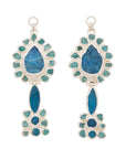 Rough Face Apatite & Aqua Ear Weights