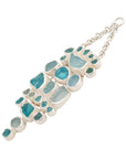 Rough Face Apatite & Aqua Ear Weights