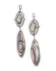 Botswana Agate & Stalactite Dangles