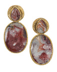 Crazy Lace Agate Fused Coils