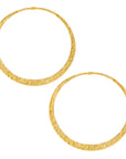 Hammered Hoops (Solid Brass)