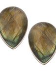 14mm (9/16") White Brass Stone Spades