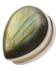 14mm (9/16") White Brass Stone Spades