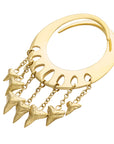 Lotus Shark Teeth Ear Weights