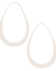 Hammered Tear Drops (Sterling Silver)