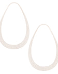 Distressed Teardrops (Sterling Silver)