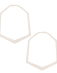Distressed Hexagon (Sterling Silver)