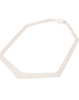 Distressed Hexagon (Sterling Silver)