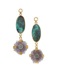 Chrysocolla & Stalactite Dangles