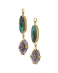 Chrysocolla & Stalactite Dangles