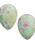 14mm (9/16") White Brass Stone Spades