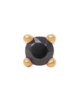 Gold Vermeil 2mm Single CZ Pin 18g/16g