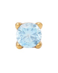 Gold Vermeil 3mm Single CZ Pin 18g/16g
