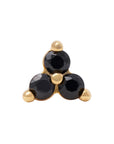 Gold Vermeil 2mm Triple CZ Pin 18g/16g