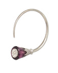 Purple Flower Swarovski Tsabits