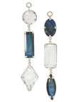 Labradorite & Quartz Dangles