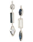 Labradorite & Quartz Dangles