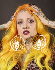Black Widow Hoops