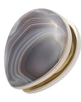 14mm (9/16") White Brass Stone Spades