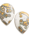 14mm (9/16") White Brass Stone Spades