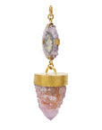 Stalactite Amethyst Druzy Dangles