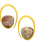 Crazy Lace Agate Ellipse