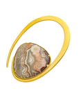 Crazy Lace Agate Ellipse