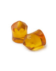 Dominican Amber Faceted Plugs