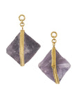 Fluorite Cube Dangles 25-35mm