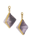 Fluorite Cube Dangles 25-35mm