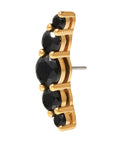 Gold Vermeil Serenity CZ Pin 18g/16g
