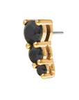Gold Vermeil Majestic CZ Pin 18g/16g