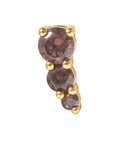 Gold Vermeil Majestic CZ Pin 18g/16g