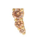 Gold Vermeil Majestic CZ Pin 18g/16g