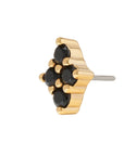 Gold Vermeil Luminous CZ Pin 18g/16g
