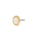 Gold Vermeil Faux Opal Pin 18g/16g