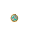 Gold Vermeil Faux Opal Pin 18g/16g