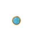 Gold Vermeil Faux Opal Pin 18g/16g