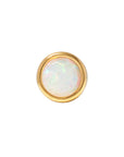Gold Vermeil Faux Opal Pin 18g/16g
