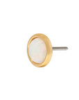 Gold Vermeil Faux Opal Pin 18g/16g