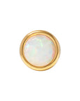 Gold Vermeil Faux Opal Pin 18g/16g