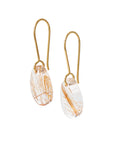 Rutilated Quartz Earrings